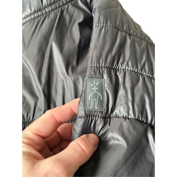 Smartwool Men’s Puffer Jacket size M Black Broken Zipper - Picture 7 of 14